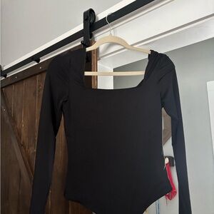 Black Long Sleeve Bodysuit
